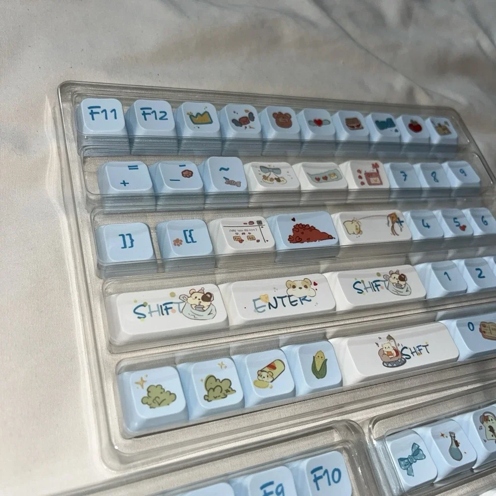 Cartoon Chiikawa Keycap For Mechanical Keyboard Hamster Cutee Keys Key Cap Gifts